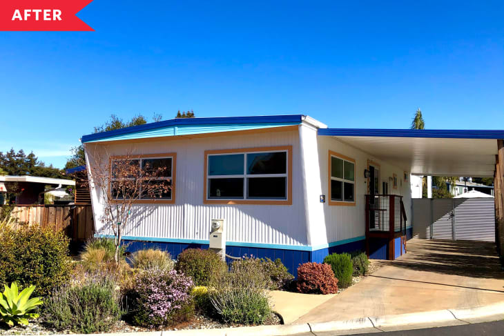 Before And After A 1963 Mobile Home Gets A Fresh Fun Facelift